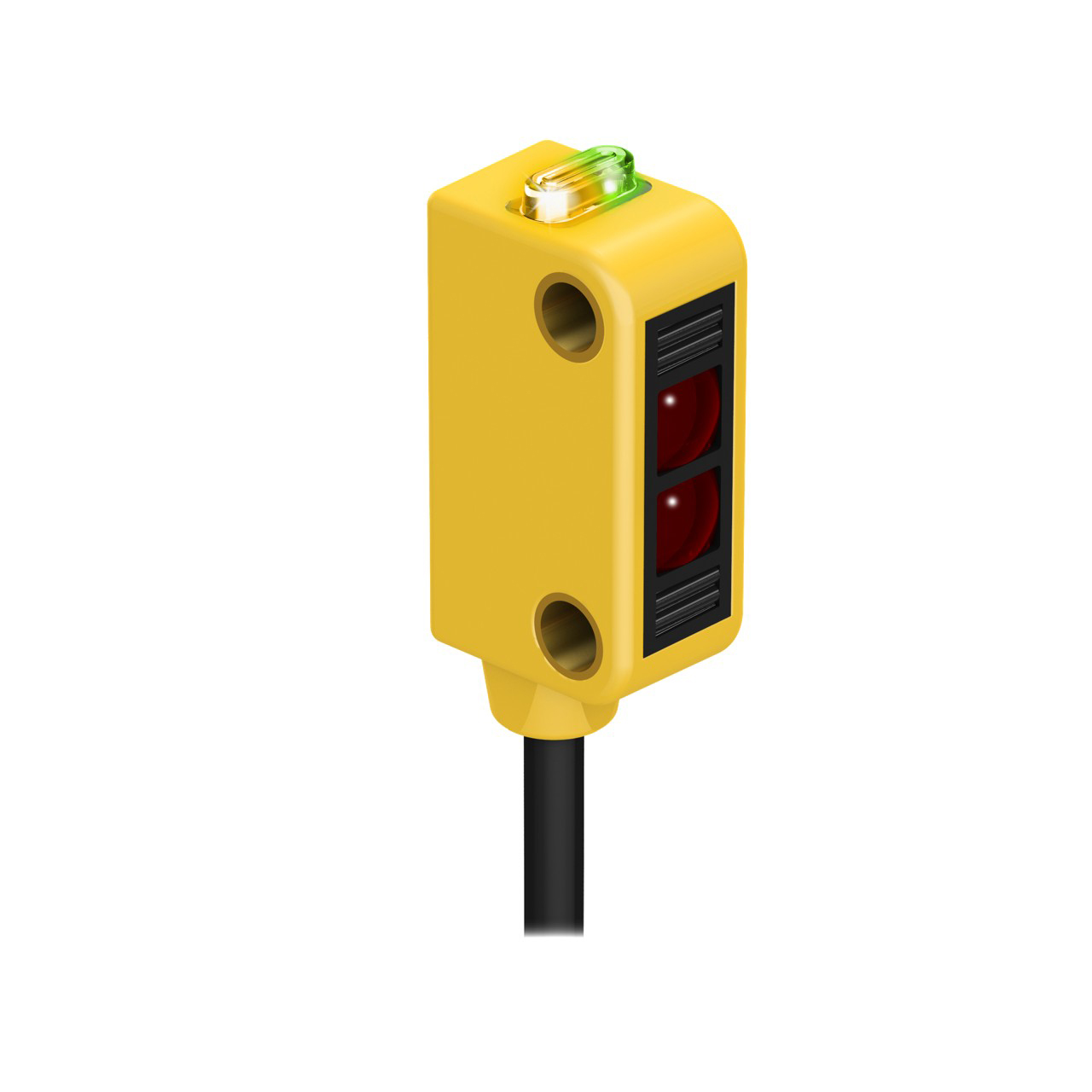 Banner Engineering Photoelectric Sensor; Retro; Rectangular; 1.5m Range; 10-30VDC; NPN&plus;PNP; Light Operate; 2m Potted Cable